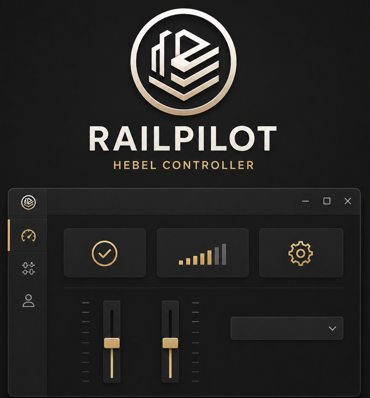 RailPilot Hebel Controller Software für Train Sim World und Train Simulator Classic